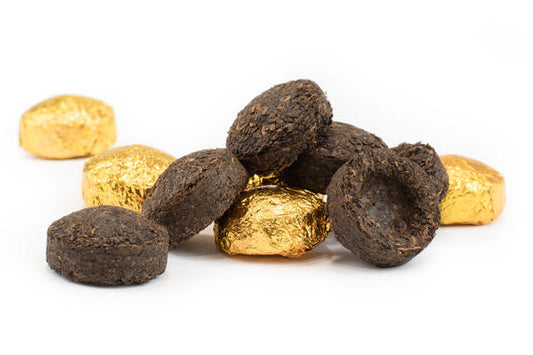 Mini tou cha dorado premium de PU ERH - 250 g